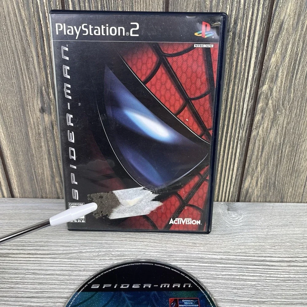 Spider-Man (Sony PlayStation 2, 2002) Tested Working